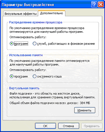 Настройка Windows XP