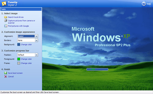 TuneUp Styler 2 Boot Screen