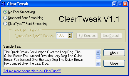 ClearTweak