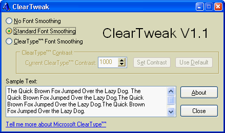 ClearTweak