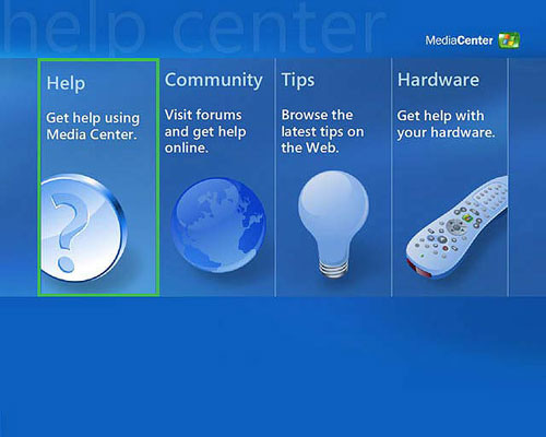 Windows Vista Media Center