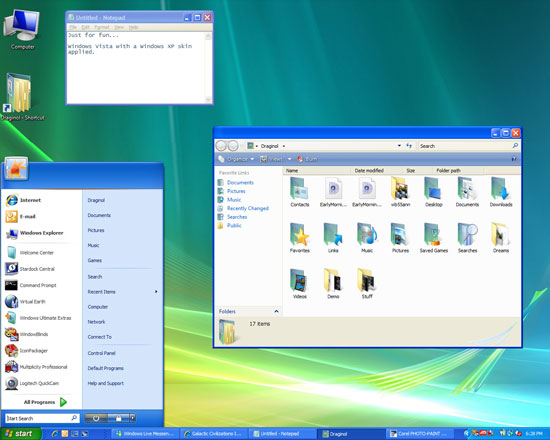 Objects In Windows Vista