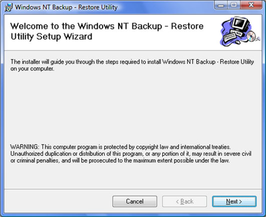 Windows NT Backup