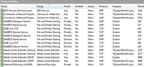 Windows Vista Firewall