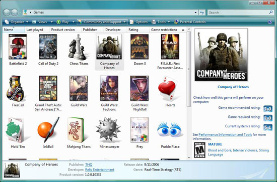 Company of Heroes и Windows Vista