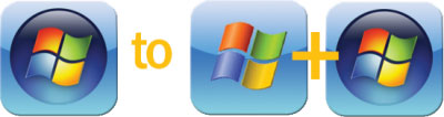 Windows Vista + Windows XP