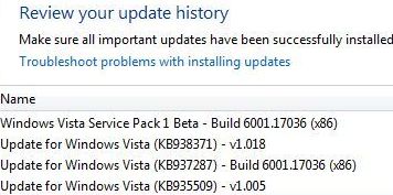 Windows Vista Service Pack 1 Beta build 6001.16659.070916-1443 v.275 