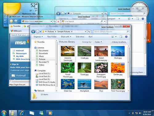 Обзор новых возможностей Windows 7