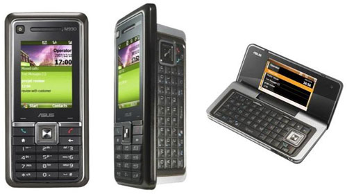 ASUS M930: телефон с Windows Mobile 6.1 и двумя экранами
