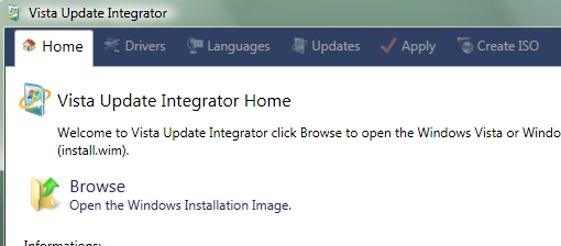 Vista Update Integrator