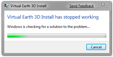 Проблема сбоя Virtual Earth 3D на Windows 7 решена