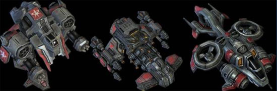 Terran: Viking (Assault Mode), Battlecruiser и Banshee