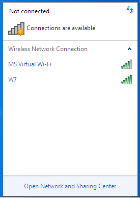 Технология Virtual Wi-Fi в Windows 7