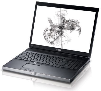 Dell представила ноутбук Precision M6500 с процессором Core i7 Extreme