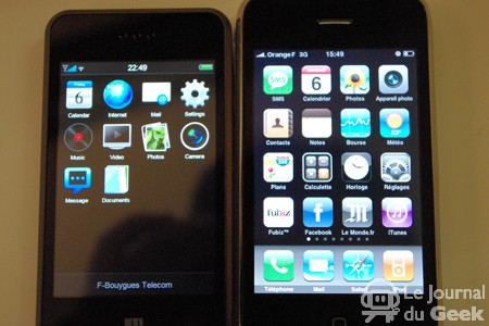 Meizu M8 очень напоминает Apple iPhone