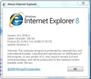 Internet Explorer 8 