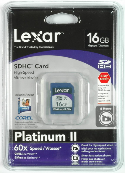 Lexar Platinum II SDHC, 16 GB 