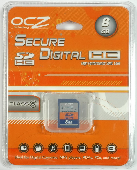 OCZ SDHC, 8 GB 