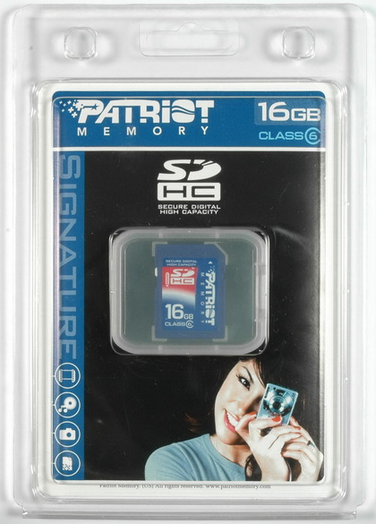 Patriot Memory SDHC Class 6, 16 GB 