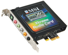 MSI предлагает аппаратное декодирование X-Fi