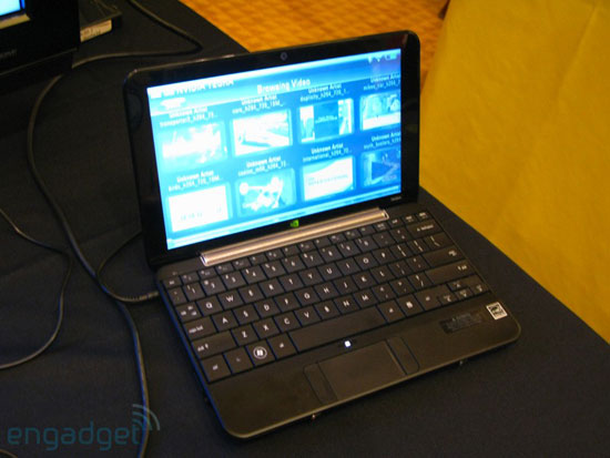 Nvidia показала платформу Tegra на прототипе нетбука HP Mini 1000