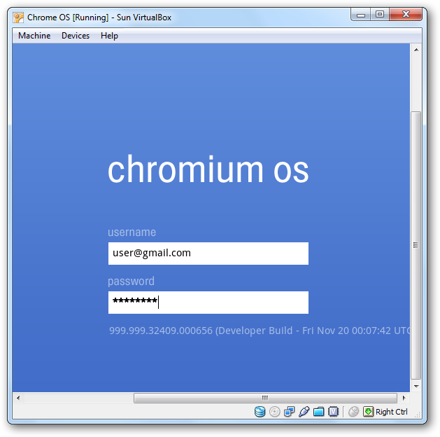 Запускаем Google Chrome OS в VirtualBox