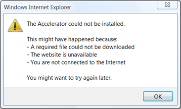 Создание ускорителя для Internet Explorer 8
