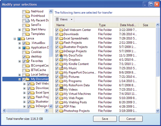 Бесплатное средство переноса данных для Windows 7