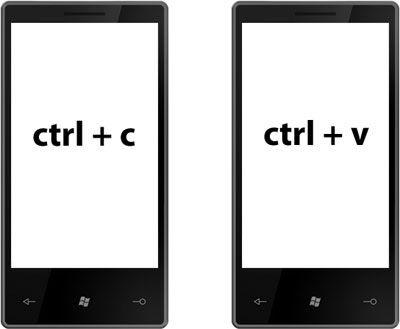 Функции копирования и вставки появятся для Windows Phone 7 в 2011 году