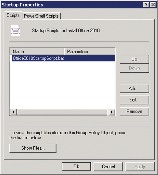 Автоматическое развертывание Microsoft Office 2010