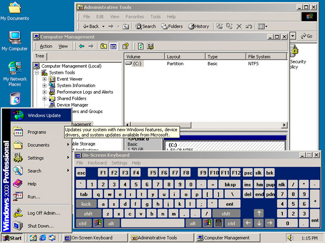 2000: Windows 2000