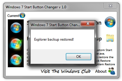 Настройка внешнего вида кнопки Пуск в Windows 7