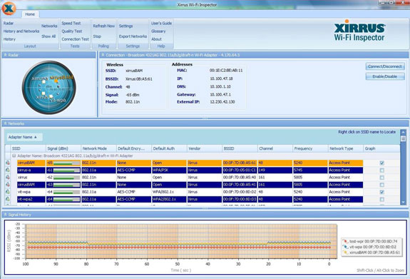 Xirrus Wi-Fi Inspector