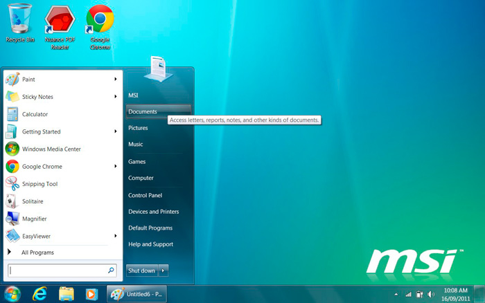 Windows 7 на планшете