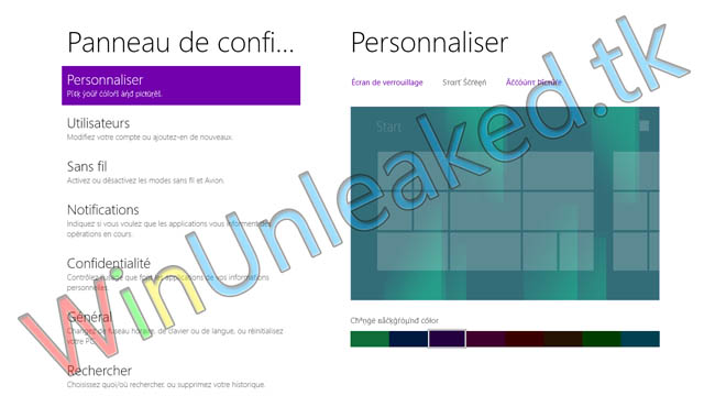 Цвета для Start Screen в Windows 8