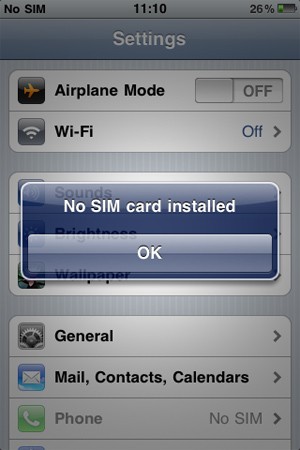 Новый билд iOS 5.0.1 решает проблему с SIM-картами