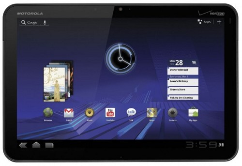 Планшетник Motorola Xoom выходит 24-го февраля