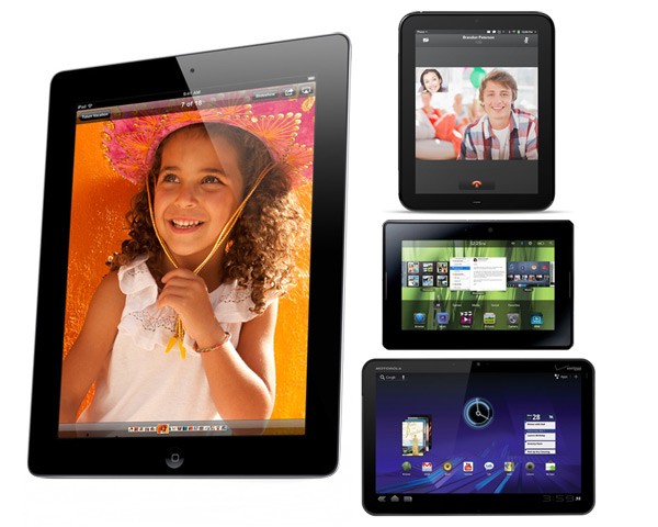 iPad 2 vs. Motorola Xoom vs. HP TouchPad vs. BlackBerry PlayBook