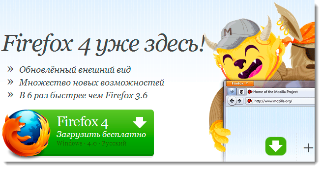 Обзор Mozilla Firefox 4