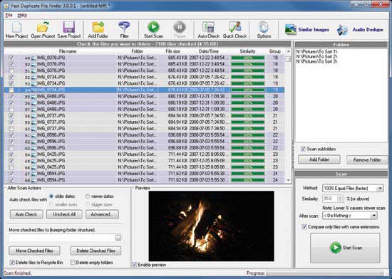 Fast Duplicate File Finder: Free Edition