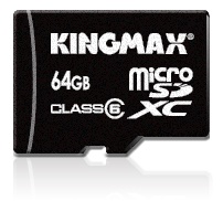 Kingmax представила первую в мире карту 64GB microSD