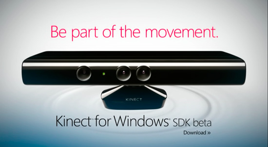 Microsoft представила Kinect SDK Beta для Windows