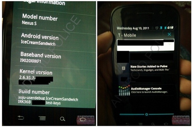 Скриншоты Android Ice Cream Sandwich