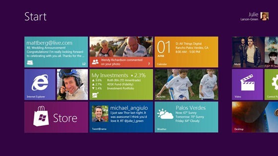 Windows 8 получит два пользовательских интерфейса