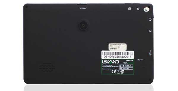 Навигатор LEXAND D6 HDR Задняя панель