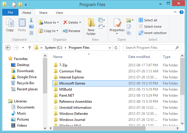 Перенос Пасьянса и Сапера в Windows 8