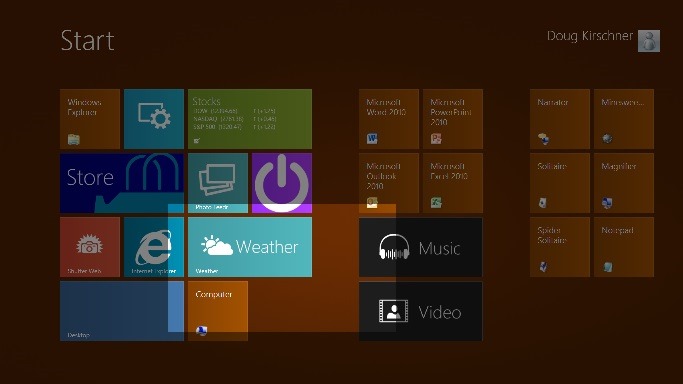 Специальные возможности Windows 8