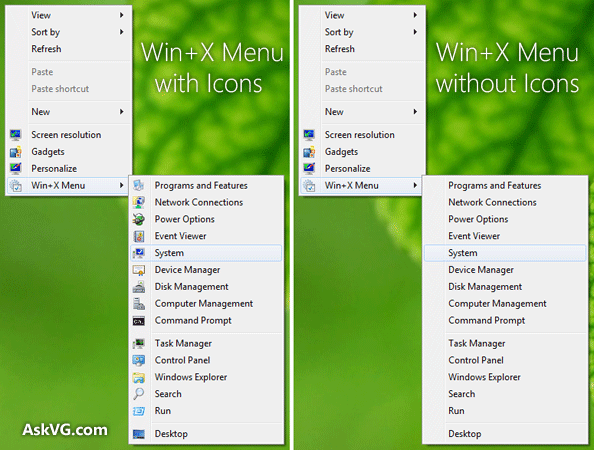 Как получить меню Windows 8 “Win+X” в Windows 7?