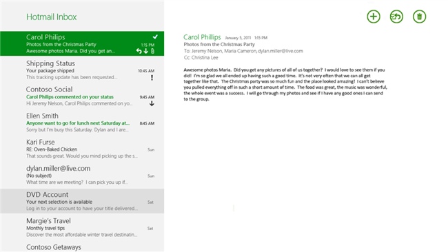 Windows 8 Mail