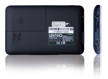 Lexand ST-5650 Pro HD: пробочный навигатор с WVGA-экраном
